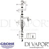 Grohe Concetto Single-Lever Sink Mixer Kitchen Tap Spares